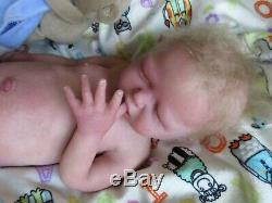 FULL Body SUPER Soft SOLID SILICONE Baby BOY Doll- JAXON by ELSIE RODRIGUEZ