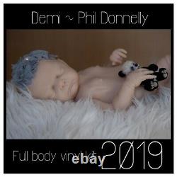 Full Body Reborn Doll Kit Demi Donnelly Realistic Fake Baby girl NOT SILICONE