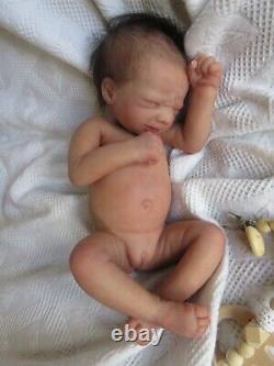 Full Body SOFT ECOFLEX SILICONE Doll POLETTE by NOEMI ROARKS Baby GIRL
