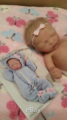 Full Body Silicone 15 Noe Art Dolls Micro Preemie Baby Girl