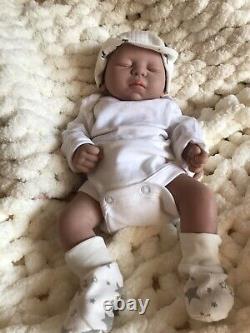 Full Body Silicone 15 Reborn Baby Newborn Boy Doll 4lbs Lifelike Floppy Squishy