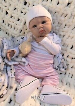 Full Body Silicone 19 Reborn Doll Baby Girl? Soft Floppy Squishy 7 lbs Infant