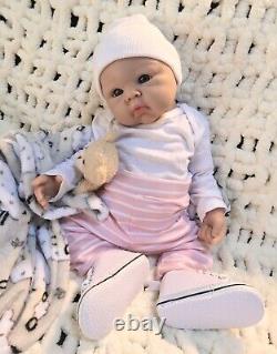 Full Body Silicone 19 Reborn Doll Baby Girl? Soft Floppy Squishy 7 lbs Infant