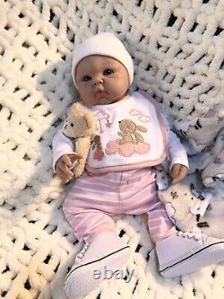 Full Body Silicone 19 Reborn Doll Baby Girl? Soft Floppy Squishy 7 lbs Infant