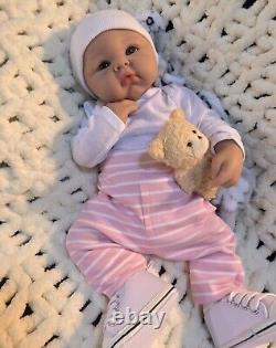 Full Body Silicone 19 Reborn Doll Baby Girl? Soft Floppy Squishy 7 lbs Infant