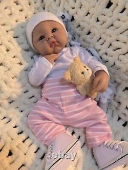 Full Body Silicone 19 Reborn Doll Baby Girl? Soft Floppy Squishy 7 lbs Infant