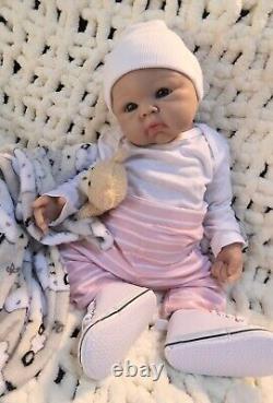 Full Body Silicone 19 Reborn Doll Baby Girl? Soft Floppy Squishy 7 lbs Infant