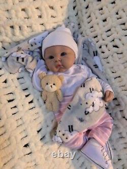 Full Body Silicone 19 Reborn Doll Baby Girl? Soft Floppy Squishy 7 lbs Infant