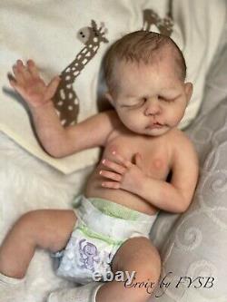 Full Body Silicone Baby Boy by FYSB- Reborn baby with Drink and Wet