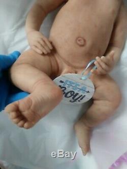 Full Body Silicone Baby Doll Adam with COA