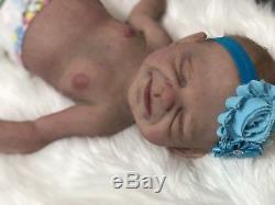 Full Body Silicone Baby Girl #11 OAKLEIGH by Laurel at FYSB Soft Flex Silicone-