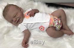 Full Body Silicone Baby Girl #11 OAKLEIGH by Laurel at FYSB Soft Flex Silicone-