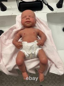 Full Body Silicone Baby Girl 20 and over 7lbs- Painted By Luna Moona Nursery