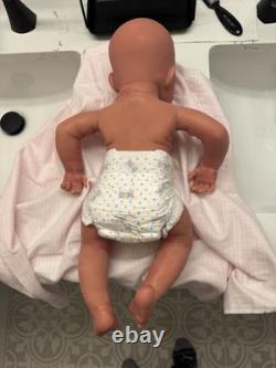 Full Body Silicone Baby Girl 20 and over 7lbs- Painted By Luna Moona Nursery