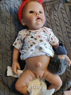 Full Body Silicone Baby Lonnie Sculpted By Bonnie Sieben Molded And Casted By