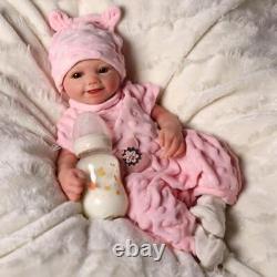 Full Body Silicone Baby Sunny, 16-Inch 4.4 lb Reborn Baby Dolls Silicone