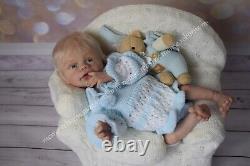 Full Body Silicone Baby doll 15 -boy- REBORN SILICONA fluids