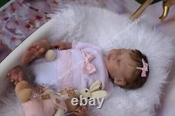 Full Body Silicone Baby doll 21GIRL - REBORN SILICONA fluids