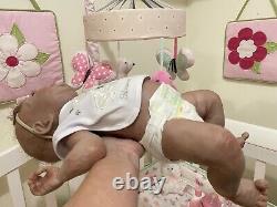 Full Body Silicone Newborn Baby Girl. Drink and Wet System