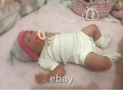 Full Body Silicone Newborn Baby Girl. Drink and Wet System