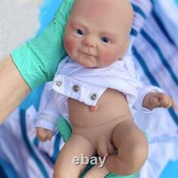 Full Body Silicone Reborn Baby Doll 14 inch 1.65kg Realistic Lifelike Boy Doll