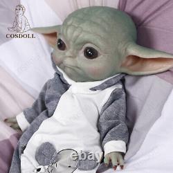 Full Body Silicone Yoda Baby Doll 34cm 1.3kg COSDOLL Lifelike Girl reborn babies