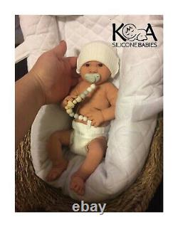 Full Body Silicone baby Boy Presley (13Inches)