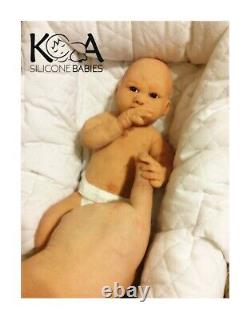 Full Body Silicone baby Boy Presley (13Inches)