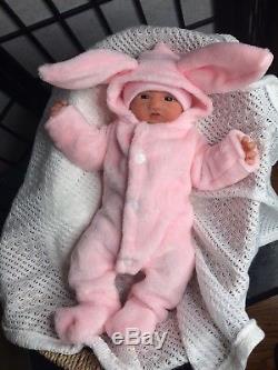 Full Body Silicone baby Girl Fiona (14 Inches)