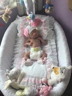 Full Body Soft Silicone Ecoflex Reborn Baby Girl NEW PHOTOS ADDED