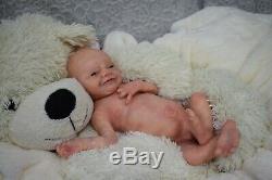 Full Body Soft Solid Boy PREMATURE 15 Silicone Baby doll/REBORN SILICONA