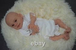 Full Body Soft Solid PREMATUR15Silicone Baby doll/REBORN SILICONA