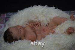 Full Body Soft Solid girl PREMATUR16Silicone Baby doll/REBORN