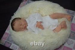 Full Body Soft Solid girl PREMATUR17 Silicone Baby doll/REBORN