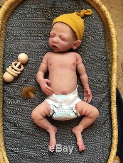 Full Body Solid Silicone Baby Boy Doll, Forest
