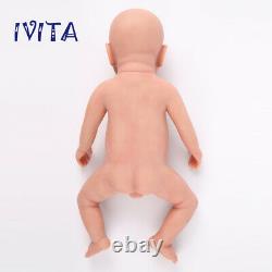 Full Body Waterproof Silicone Reborn Baby Doll Lovely 46cm Preemie Boy Xmas Gift