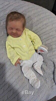 Full Body ecoflex Silicone Baby Girl Art Doll