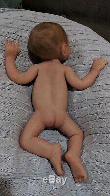 Full Body ecoflex Silicone Baby Girl Art Doll