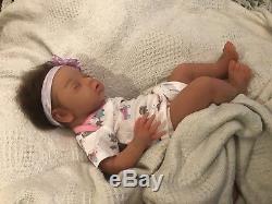 Full Silicone Body reborn baby Girl doll Anatomically Correct Open Mouth
