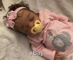 Full Silicone Body reborn baby Girl doll Anatomically Correct Open Mouth