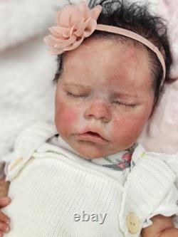 Full Solid Silicone Reborn Drink N Wet Baby Doll with Armature and Accessories