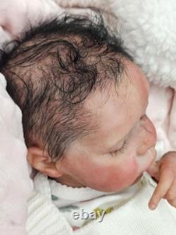 Full Solid Silicone Reborn Drink N Wet Baby Doll with Armature and Accessories