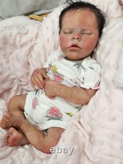 Full Solid Silicone Reborn Drink N Wet Baby Doll with Armature and Accessories