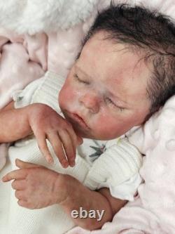 Full Solid Silicone Reborn Drink N Wet Baby Doll with Armature and Accessories