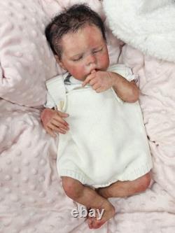 Full Solid Silicone Reborn Drink N Wet Baby Doll with Armature and Accessories