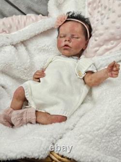 Full Solid Silicone Reborn Drink N Wet Baby Doll with Armature and Accessories