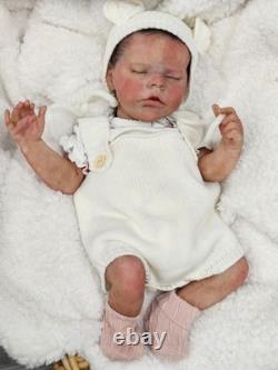 Full Solid Silicone Reborn Drink N Wet Baby Doll with Armature and Accessories