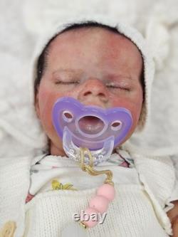 Full Solid Silicone Reborn Drink N Wet Baby Doll with Armature and Accessories