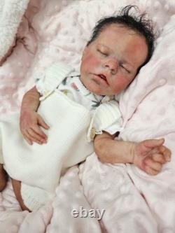 Full Solid Silicone Reborn Drink N Wet Baby Doll with Armature and Accessories