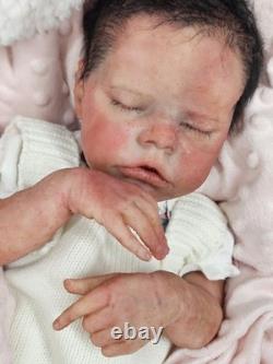 Full Solid Silicone Reborn Drink N Wet Baby Doll with Armature and Accessories